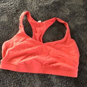 LULULEMON coral sports bra